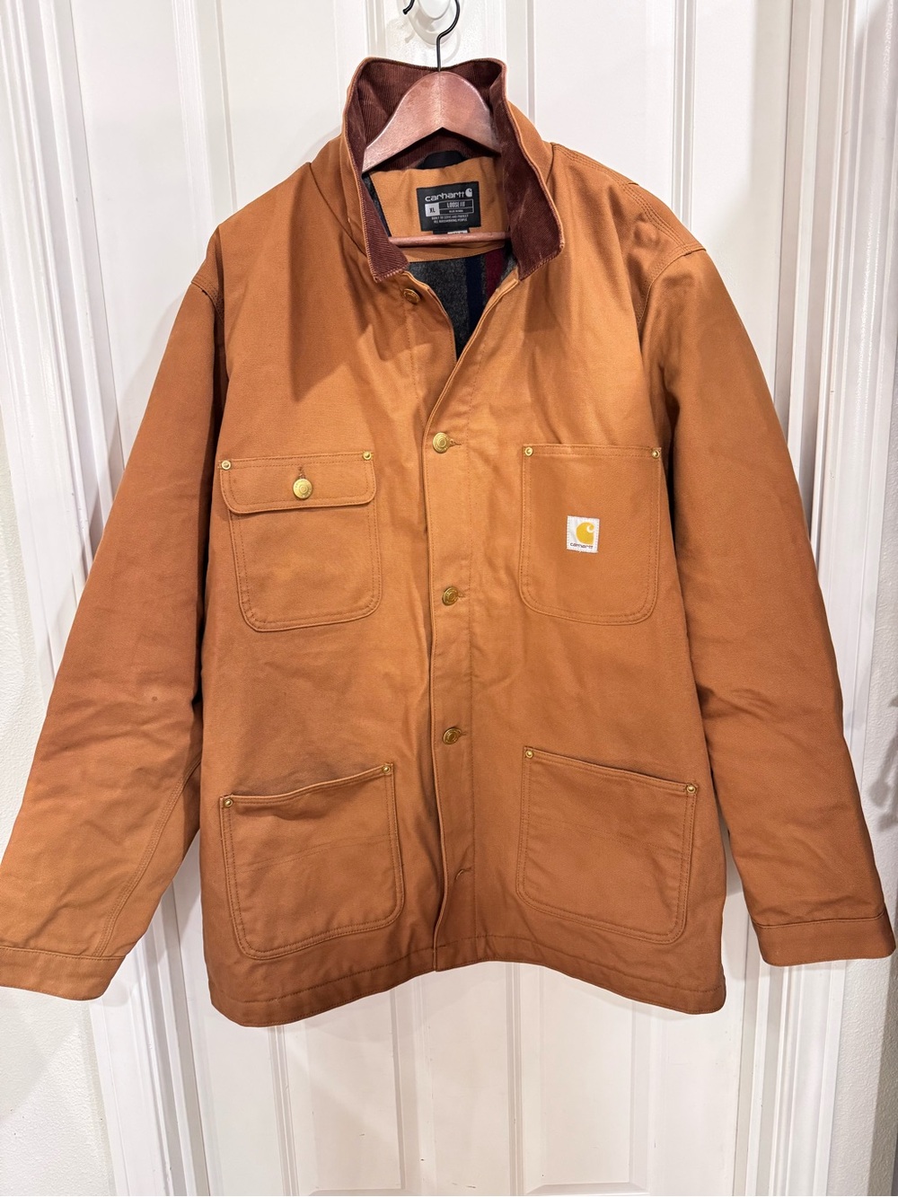 Carhartt Rugged Brown Work Coat - Men's Durable Jacket